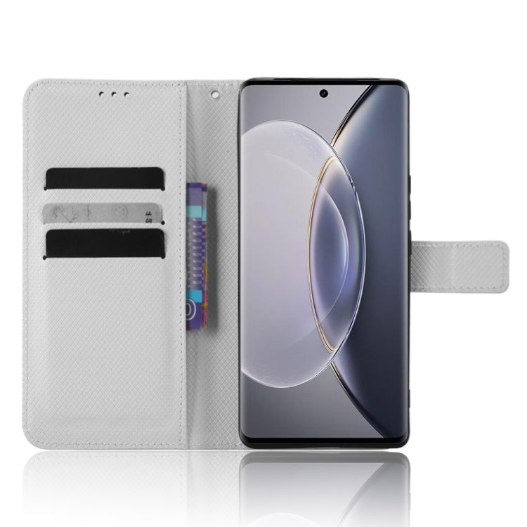 For vivo X90 Pro+ Diamond Texture Leather Phone Case