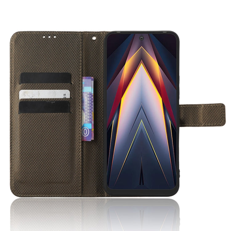 For Tecno Pova 4 Diamond Texture Leather Phone Case