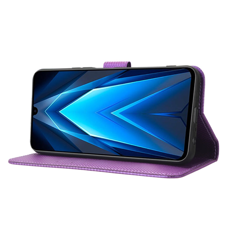 For Tecno Pova 4 Pro Diamond Texture Leather Phone Case