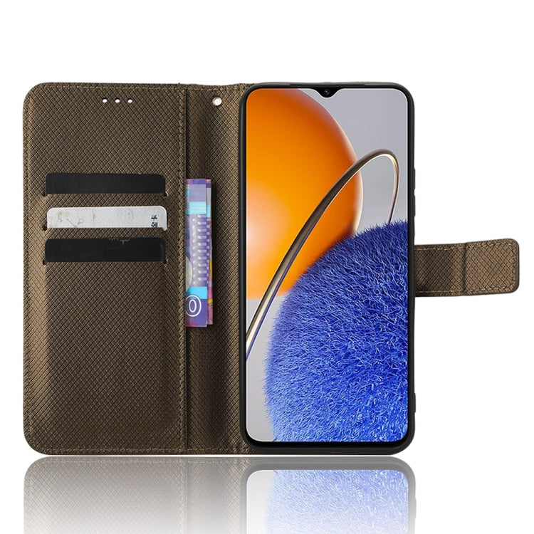 For Huawei nova Y61 Diamond Texture Leather Phone Case