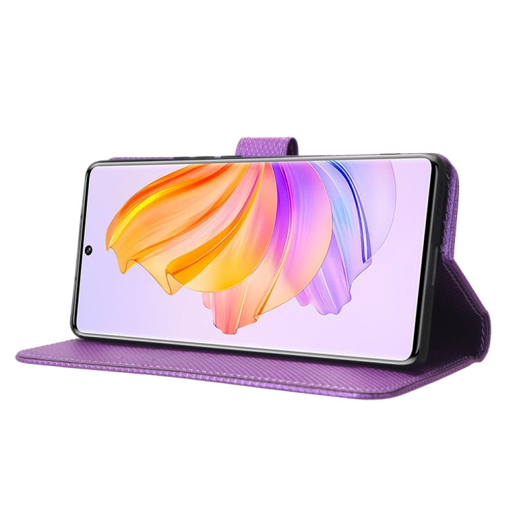 For Honor 80 SE 5G Diamond Texture Leather Phone Case