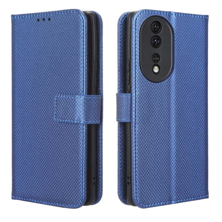 For Honor 80 5G Diamond Texture Leather Phone Case