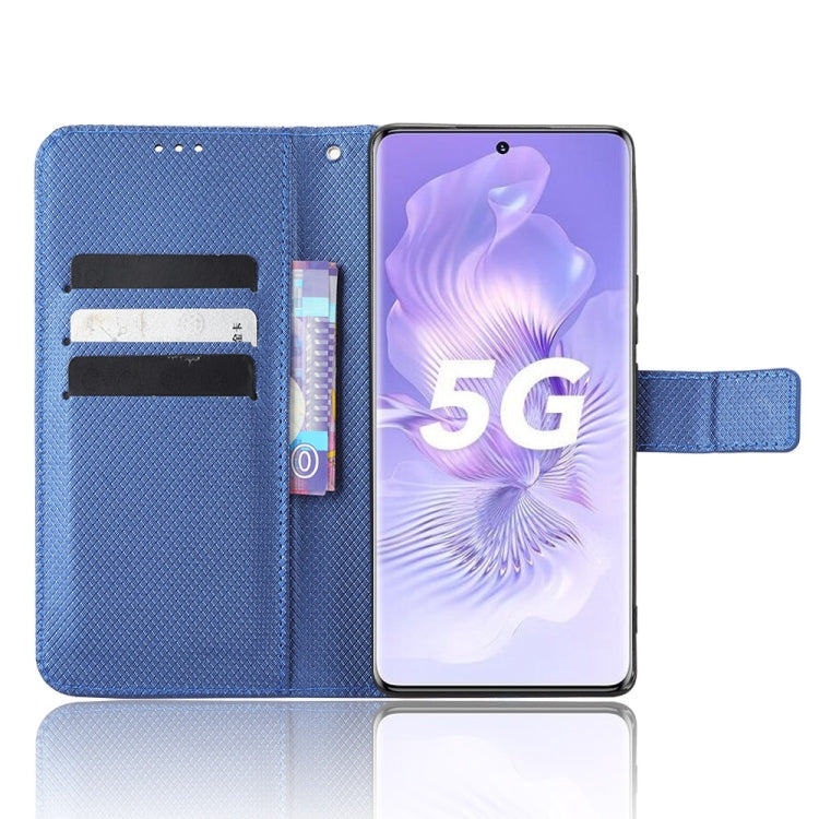 For Honor 80 5G Diamond Texture Leather Phone Case