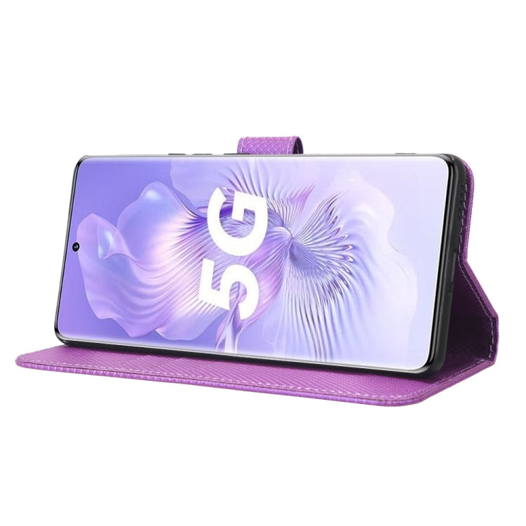 For Honor 80 5G Diamond Texture Leather Phone Case