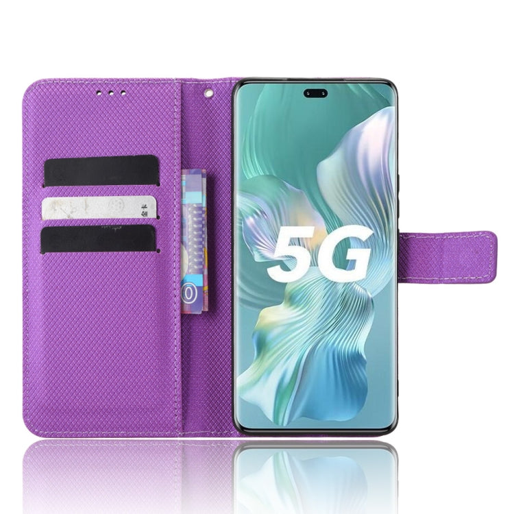 For Honor 80 Pro 5G Diamond Texture Leather Phone Case