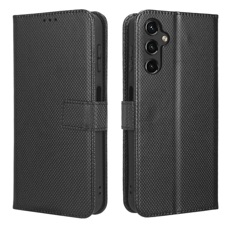 For Samsung Galaxy A14 5G Diamond Texture Leather Phone Case