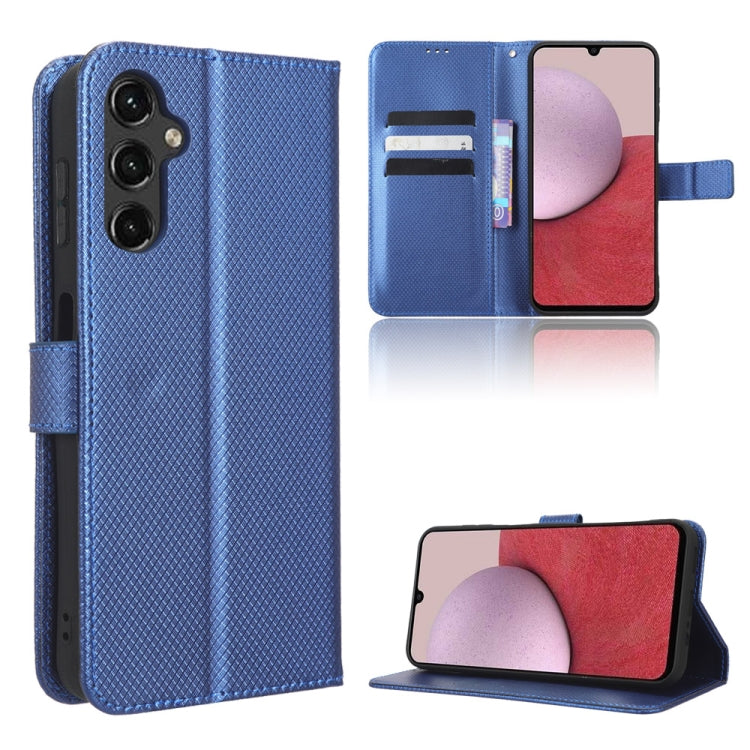 For Samsung Galaxy A14 5G Diamond Texture Leather Phone Case