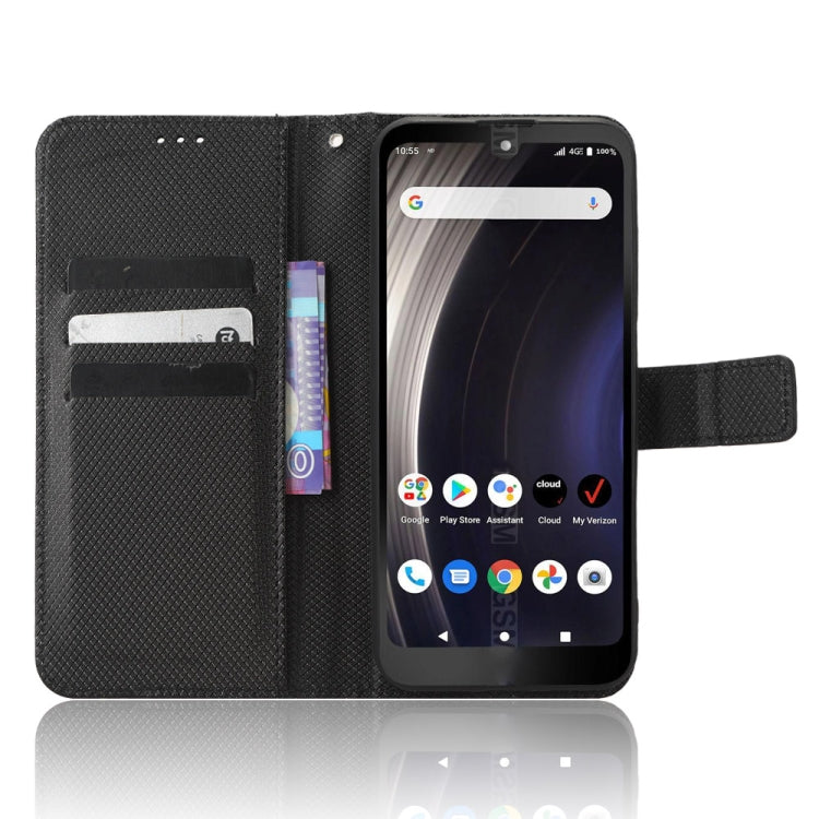 For Orbic JOY RC608L Diamond Texture Leather Phone Case