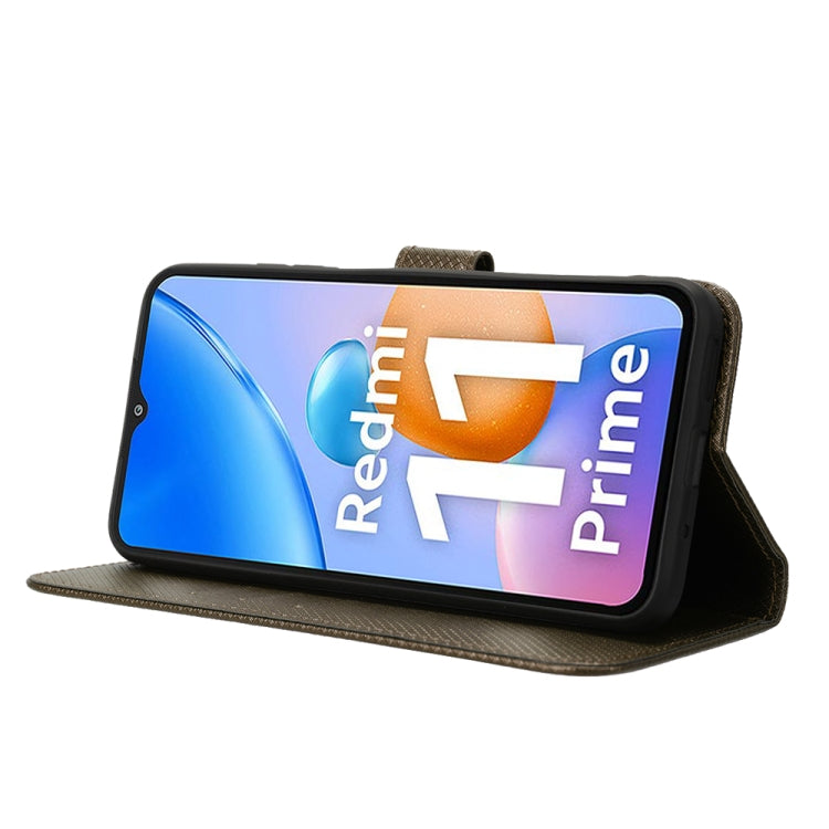 For Xiaomi Redmi 11 Prime 4G Diamond Texture Leather Phone Case