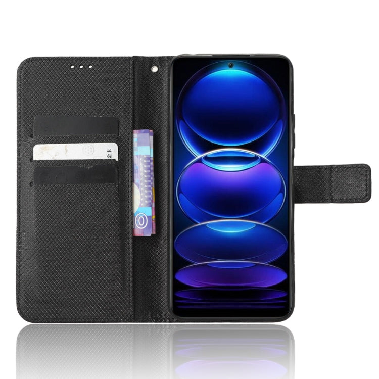 For Xiaomi Redmi Note 12 China Diamond Texture Leather Phone Case