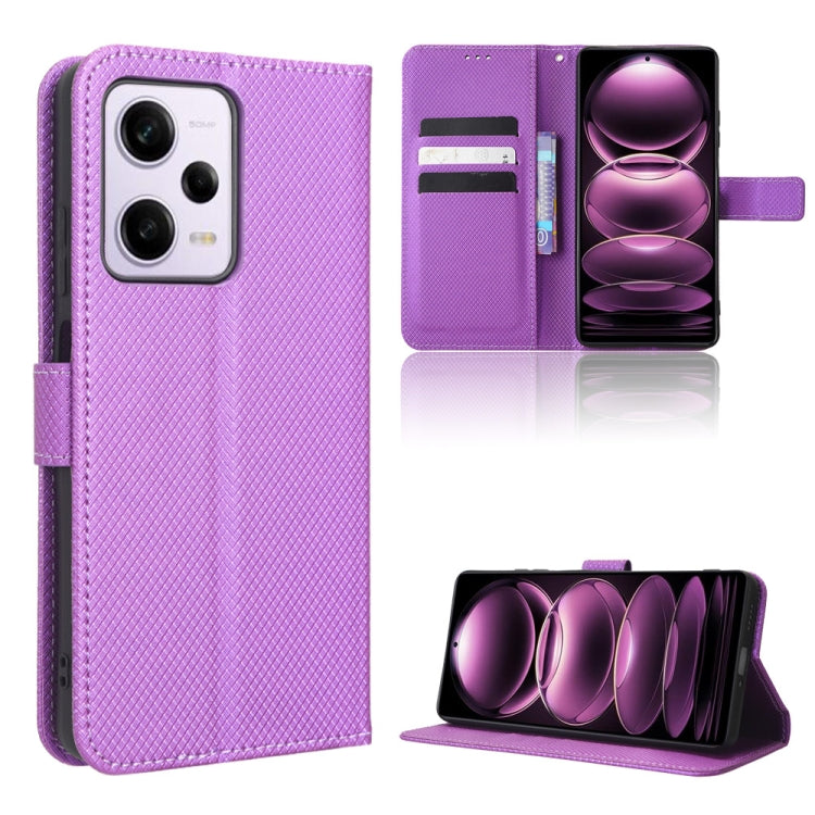 For Xiaomi Redmi Note 12 Pro+ China Diamond Texture Leather Phone Case