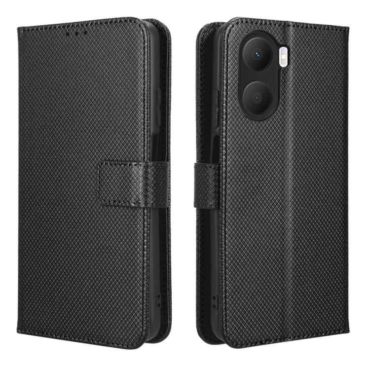 For Honor Play 40 Plus Diamond Texture Leather Phone Case