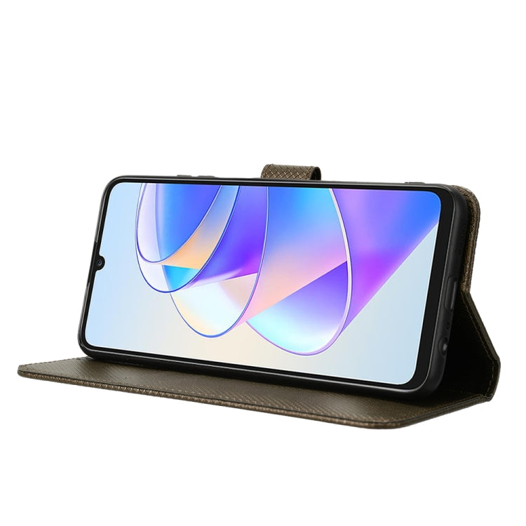 For Honor Play 40 Plus Diamond Texture Leather Phone Case