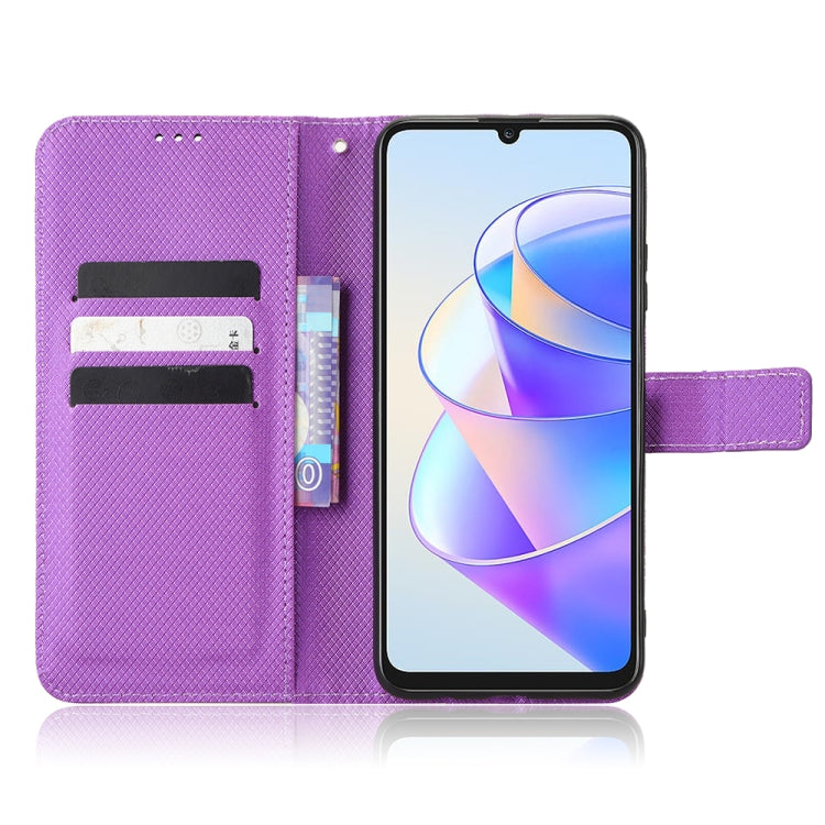 For Honor Play 40 Plus Diamond Texture Leather Phone Case