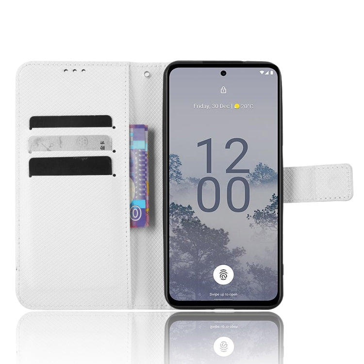 For Nokia X30 5G Diamond Texture Leather Phone Case