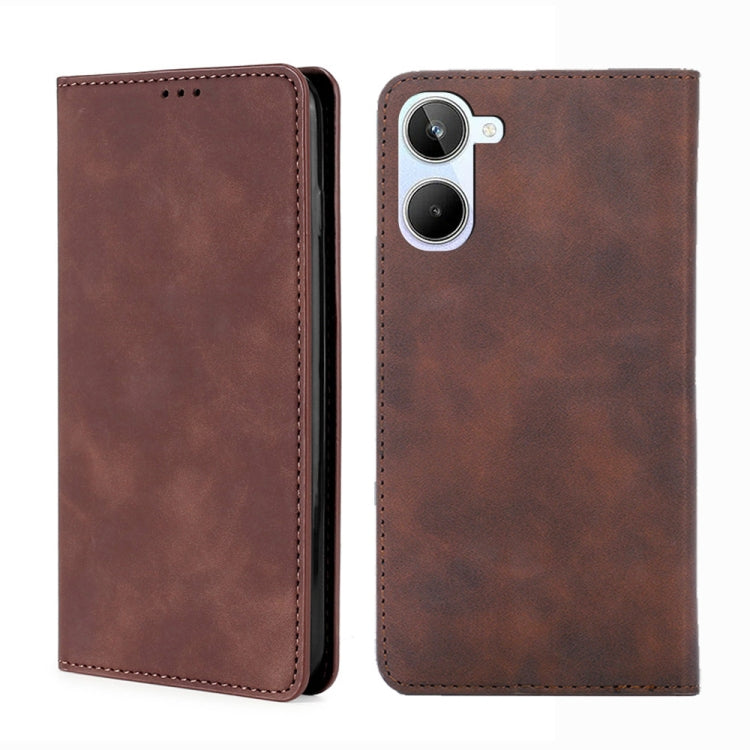 For Huawei nova 10 Skin Feel Magnetic Horizontal Flip Leather Phone Case
