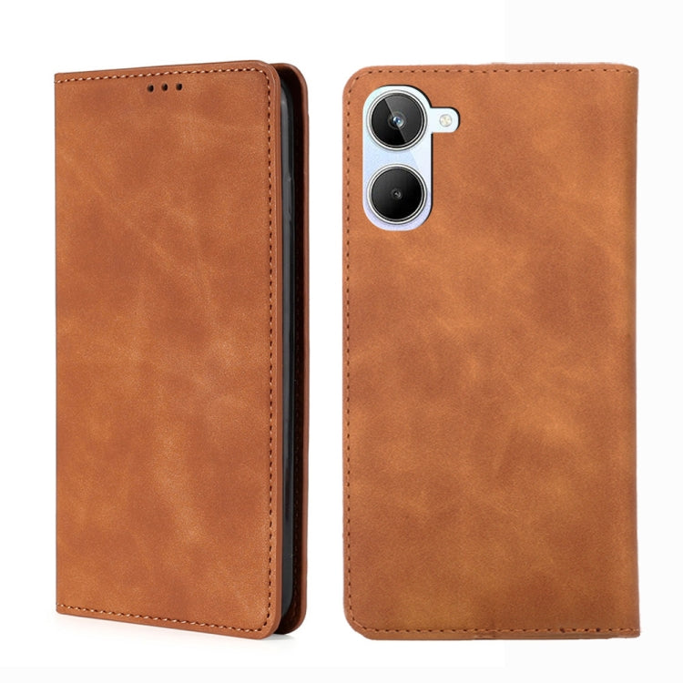 For Huawei nova 10 Skin Feel Magnetic Horizontal Flip Leather Phone Case