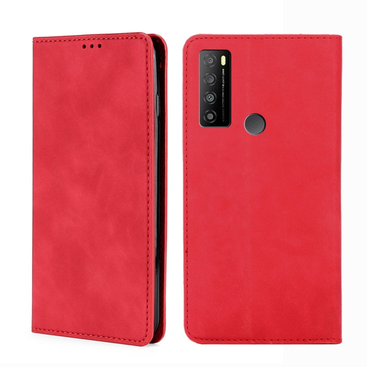 For TCL 30XL 2022 Skin Feel Magnetic Horizontal Flip Leather Phone Case