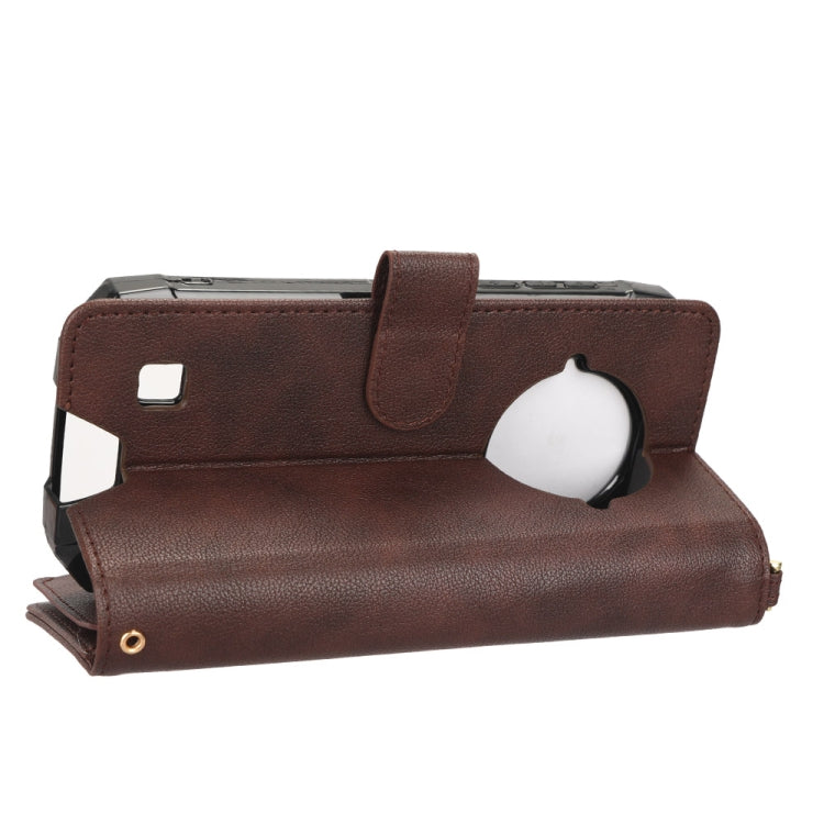 For Doogee S96 Pro Litchi Texture Zipper Leather Phone Case