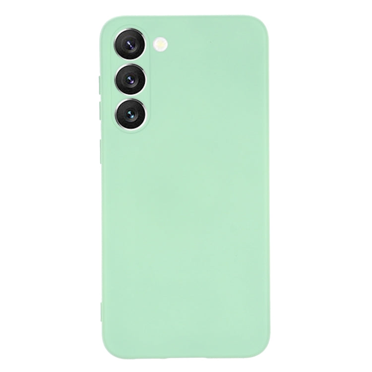 For Samsung Galaxy S23+ 5G Pure Color Liquid Silicone Shockproof Full Coverage Phone Case