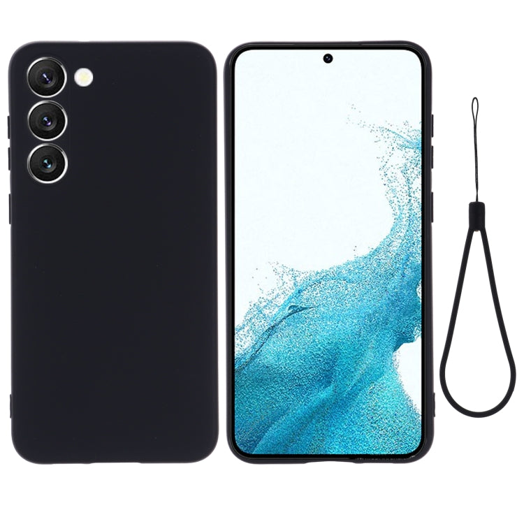 For Samsung Galaxy S23+ 5G Pure Color Liquid Silicone Shockproof Full Coverage Phone Case