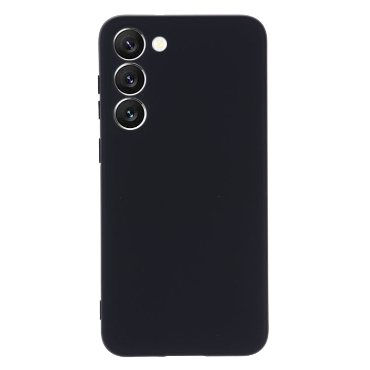 For Samsung Galaxy S23+ 5G Pure Color Liquid Silicone Shockproof Full Coverage Phone Case