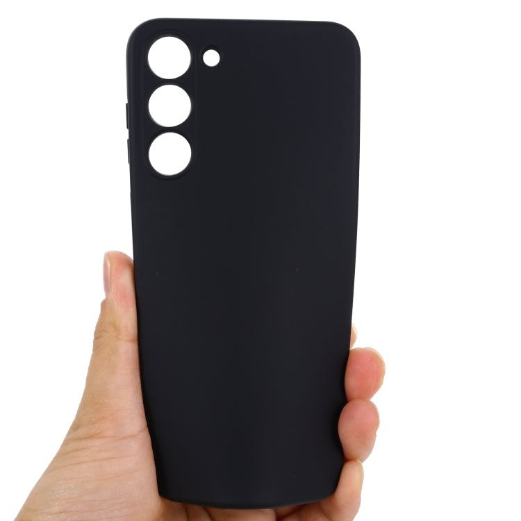 For Samsung Galaxy S23+ 5G Pure Color Liquid Silicone Shockproof Full Coverage Phone Case