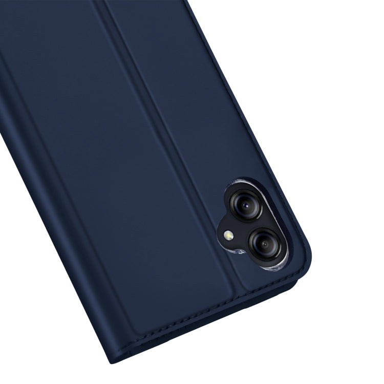 For Samsung Galaxy A04e DUX DUCIS Skin Pro Series Leather Phone Case(Blue)