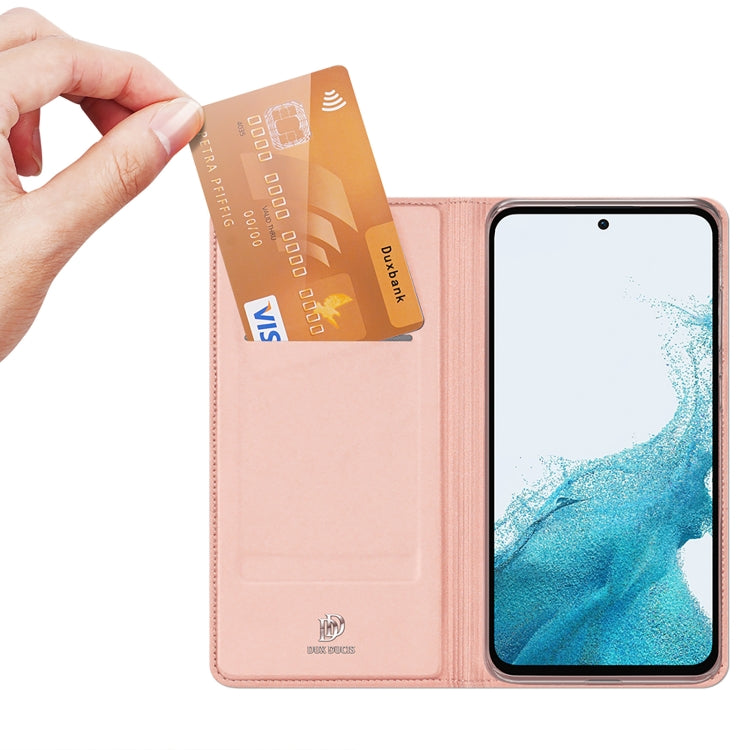 For Samsung Galaxy A54 5G DUX DUCIS Skin Pro Series Flip Leather Phone Case