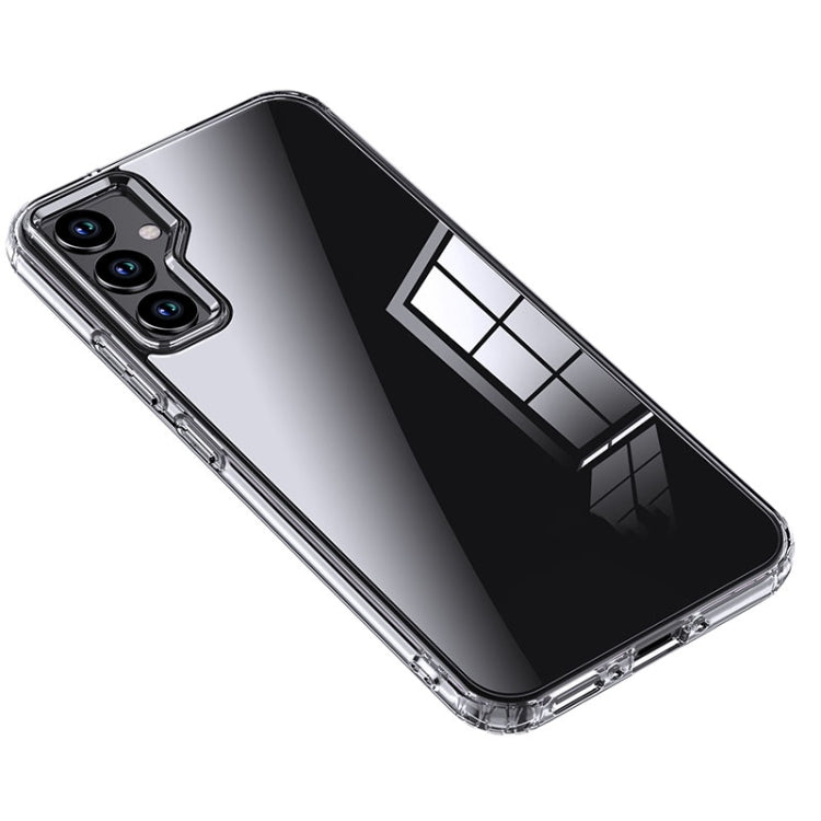 For Samsung Galaxy A34 Armor Clear TPU Hard PC Phone Case