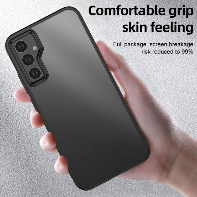 For Samsung Galaxy A34 Armor Clear TPU Hard PC Phone Case