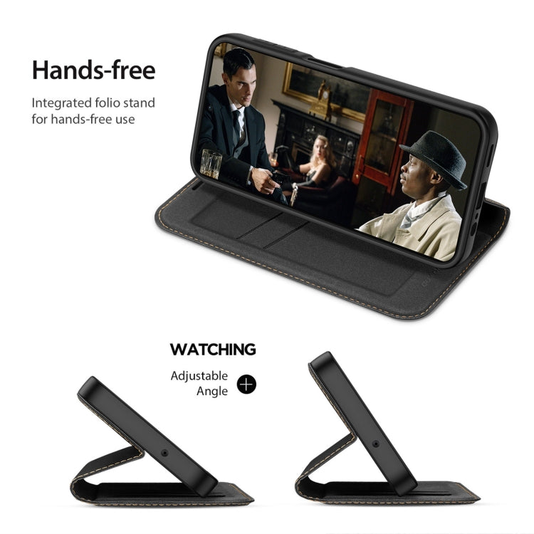 For Samsung Galaxy A14 5G / A14 4G DUX DUCIS Skin X2 Series Horizontal Flip Leather Phone Case