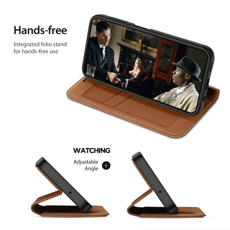 For Samsung Galaxy A14 5G / A14 4G DUX DUCIS Skin X2 Series Horizontal Flip Leather Phone Case