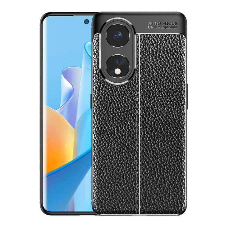 For OPPO A1 Pro Litchi Texture Shockproof TPU Phone Case