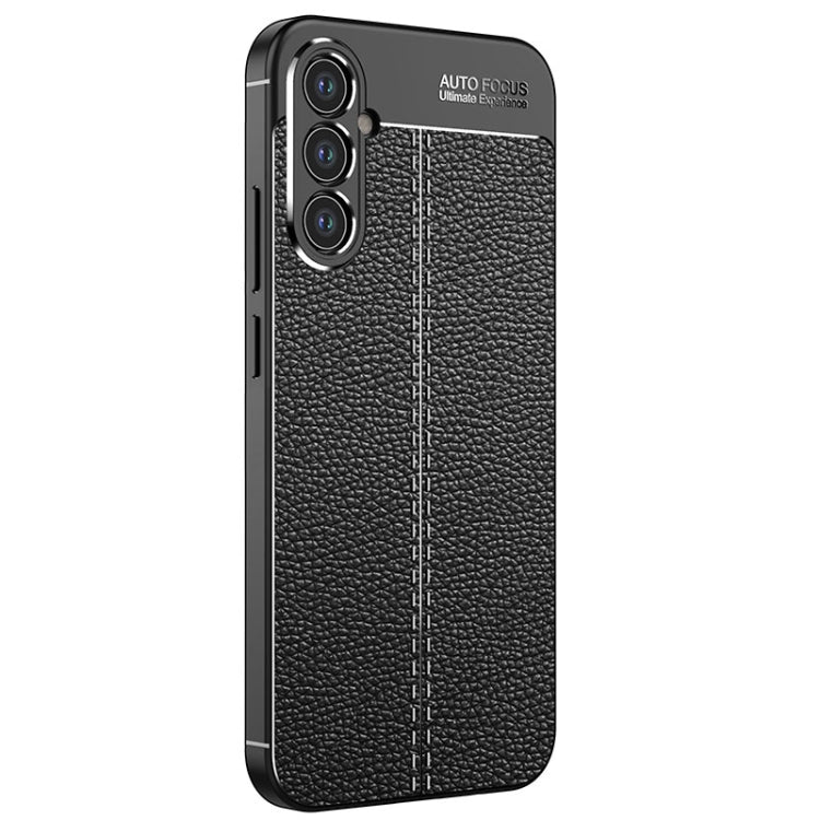 For Samsung Galaxy A34 Litchi Texture Shockproof TPU Phone Case
