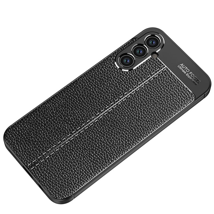 For Samsung Galaxy A34 Litchi Texture Shockproof TPU Phone Case