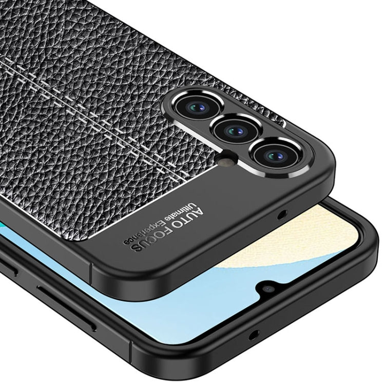 For Samsung Galaxy A34 Litchi Texture Shockproof TPU Phone Case