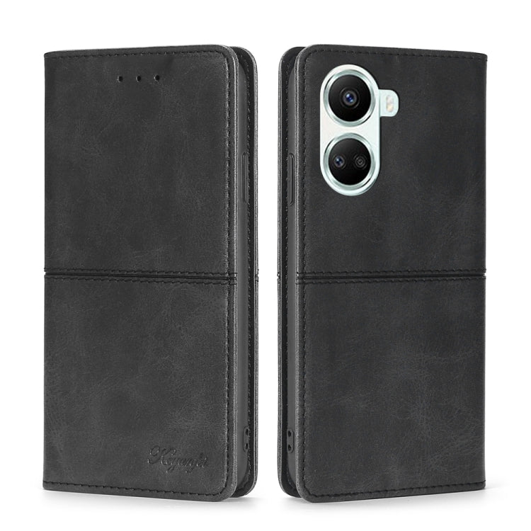 For Huawei nova 10 SE Cow Texture Magnetic Horizontal Flip Leather Phone Case