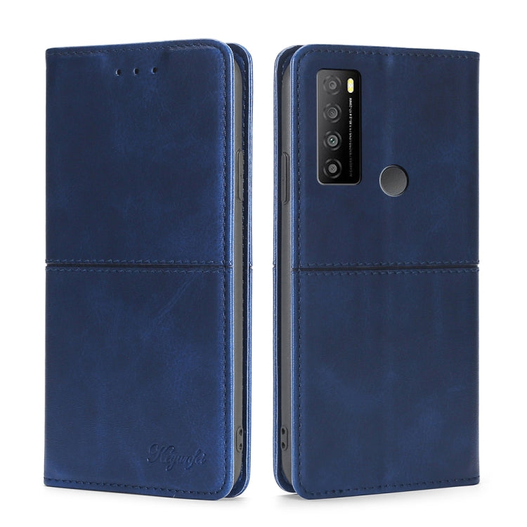 For TCL 30XL 2022 Cow Texture Magnetic Horizontal Flip Leather Phone Case