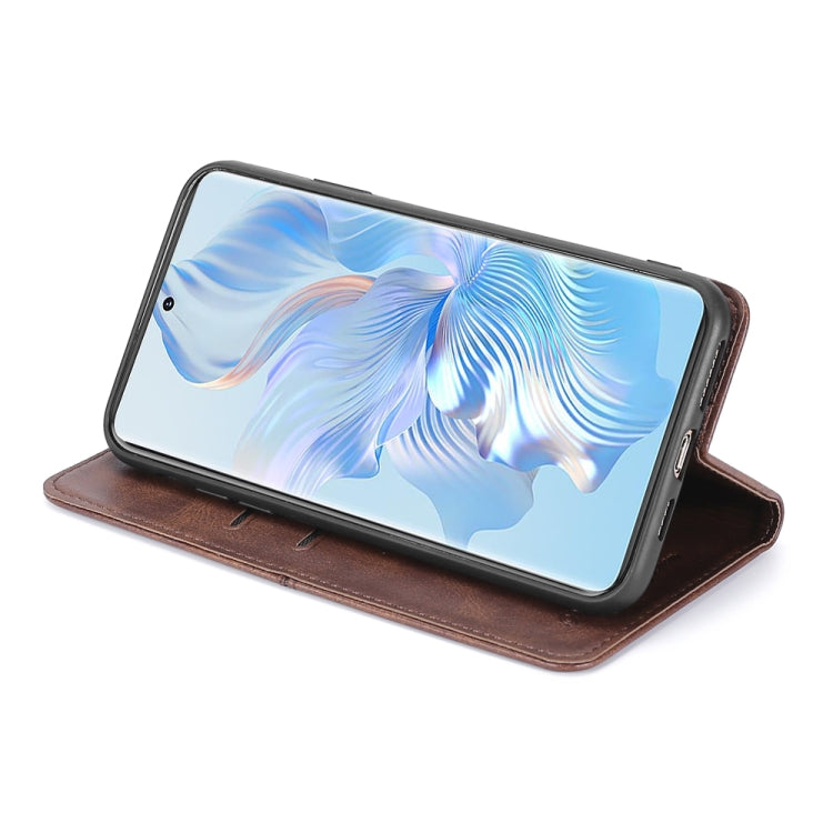 For Samsung Galaxy A04e 4G Cow Texture Magnetic Horizontal Flip Leather Phone Case