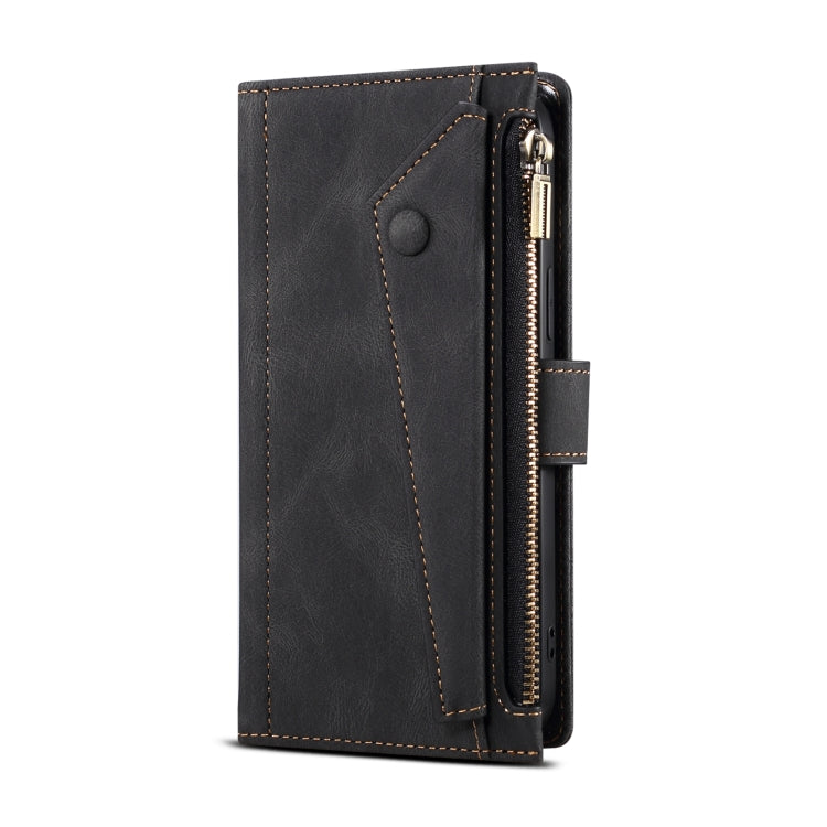 For Samsung Galaxy S23 Ultra 5G ESEBLE Retro Frosted Horizontal Flip Leather Phone Case