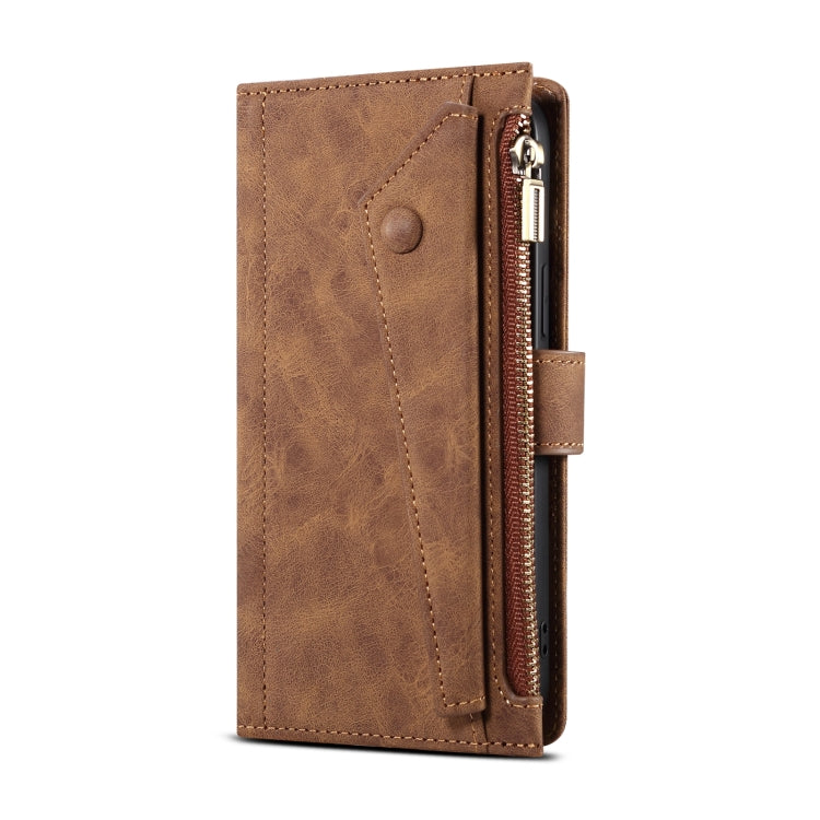 For Samsung Galaxy S23 Ultra 5G ESEBLE Retro Frosted Horizontal Flip Leather Phone Case