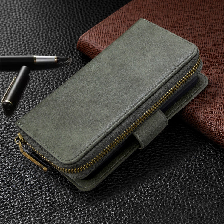 For iPhone 6 Plus Detachable Multifunctional Horizontal Flip Leather Case with Card Slots & Zipper Wallet & Photo Frame