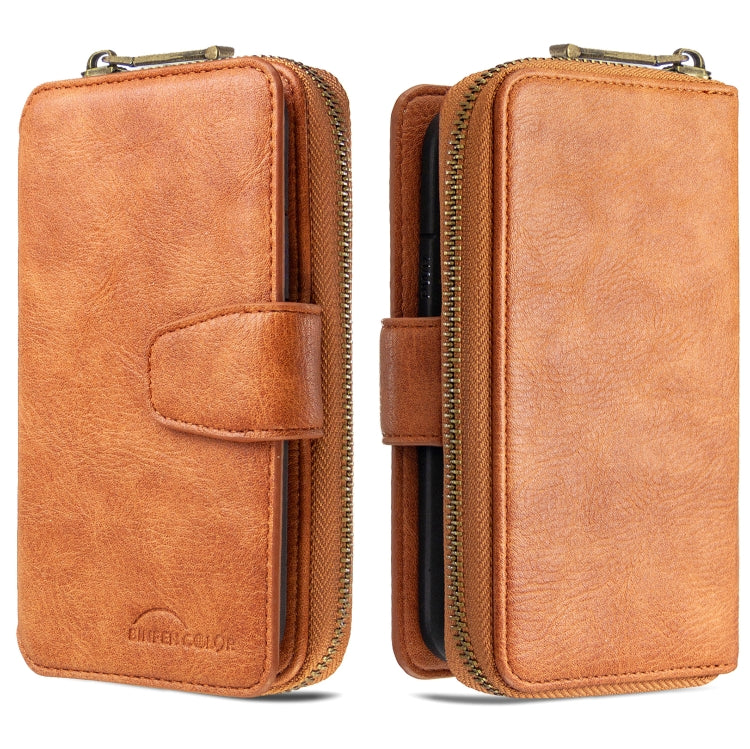 For iPhone 11 Pro Max Detachable Multifunctional Horizontal Flip Leather Case with Card Slots & Zipper Wallet & Photo Frame
