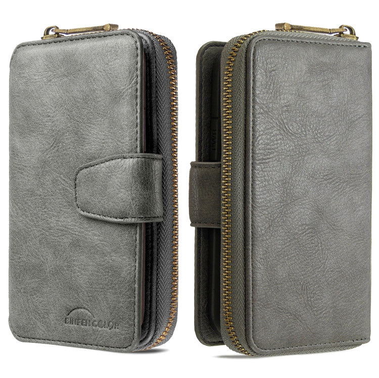 For iPhone 11 Pro Detachable Multifunctional Horizontal Flip Leather Case with Card Slots & Zipper Wallet & Photo Frame