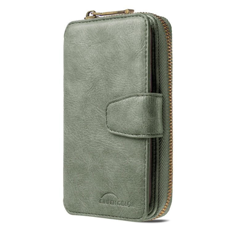For Galaxy A70 Detachable Multifunctional Horizontal Flip Leather Case with Card Slots & Zipper Wallet & Photo Frame