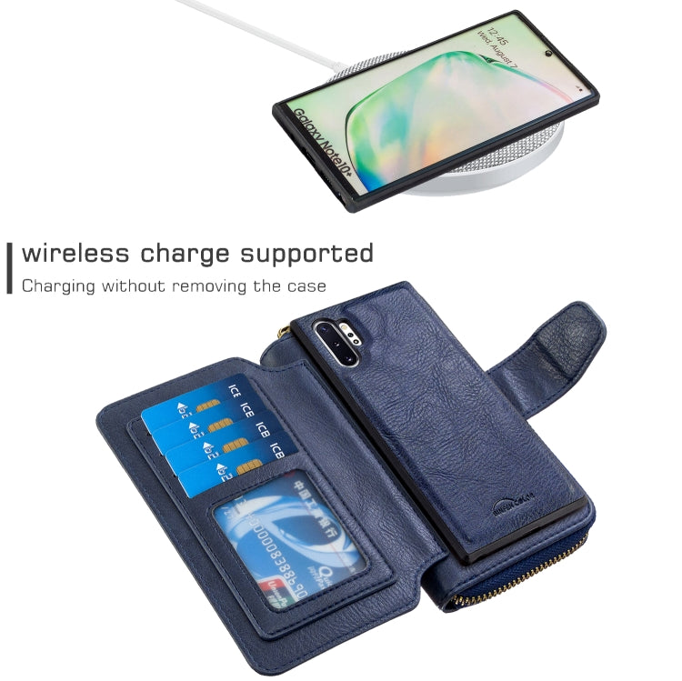 For Galaxy Note 10 Pro Detachable Multifunctional Horizontal Flip Leather Case with Card Slots & Zipper Wallet & Photo Frame