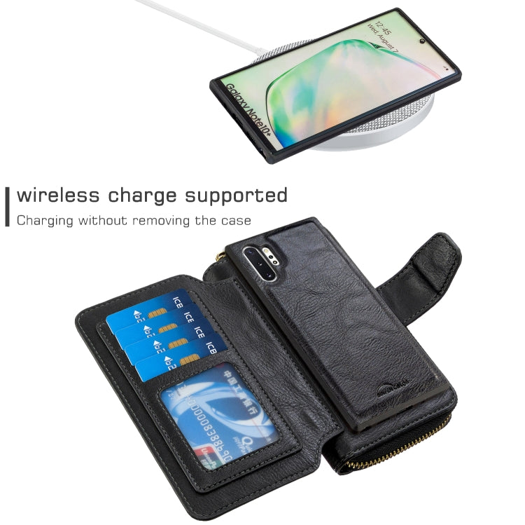 For Galaxy Note 10 Pro Detachable Multifunctional Horizontal Flip Leather Case with Card Slots & Zipper Wallet & Photo Frame