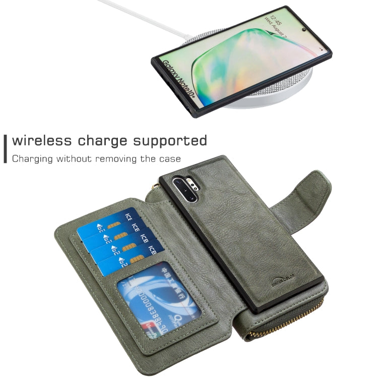 For Galaxy Note 10 Pro Detachable Multifunctional Horizontal Flip Leather Case with Card Slots & Zipper Wallet & Photo Frame