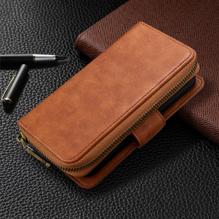 For Galaxy Note 10 Detachable Multifunctional Horizontal Flip Leather Case with Card Slots & Zipper Wallet & Photo Frame